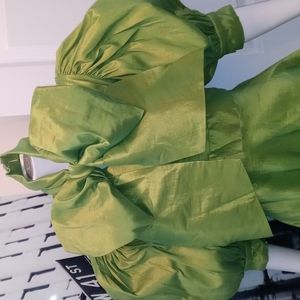 Tawni Haynes custom bow shirt dress